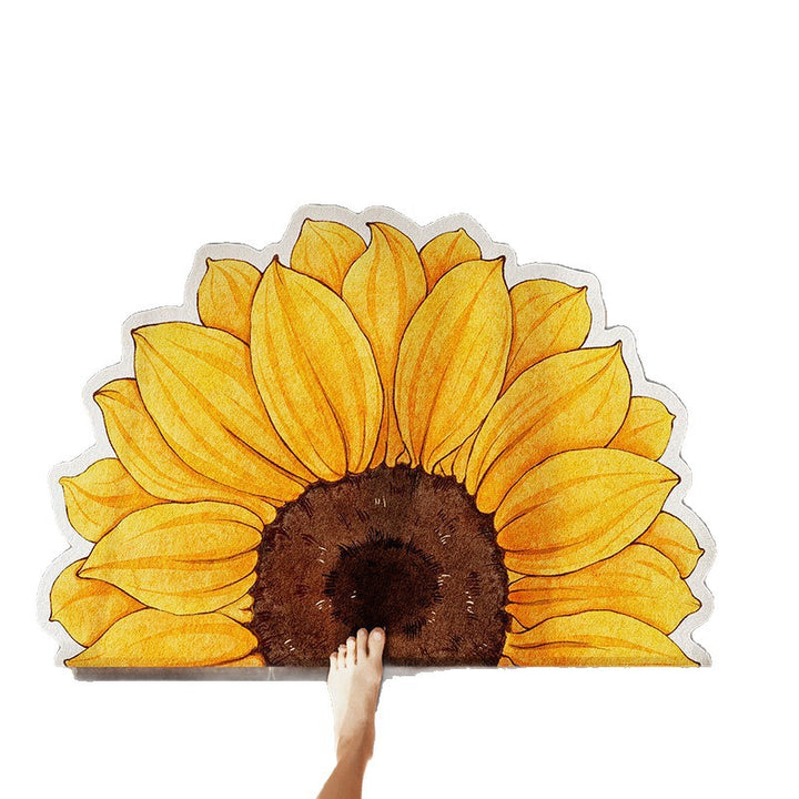 Floral Design Bath Mat Kalsten