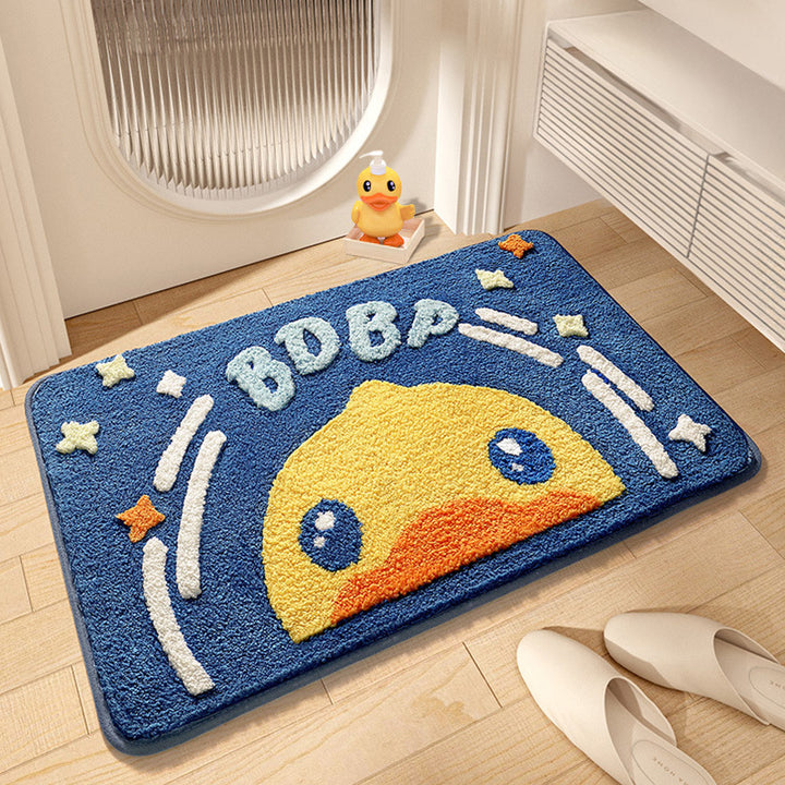Cartoon Duck-Themed Bath Mat Kalsten