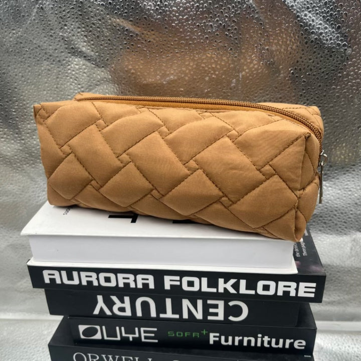 Quilted Textured Pencil Case Kalsten