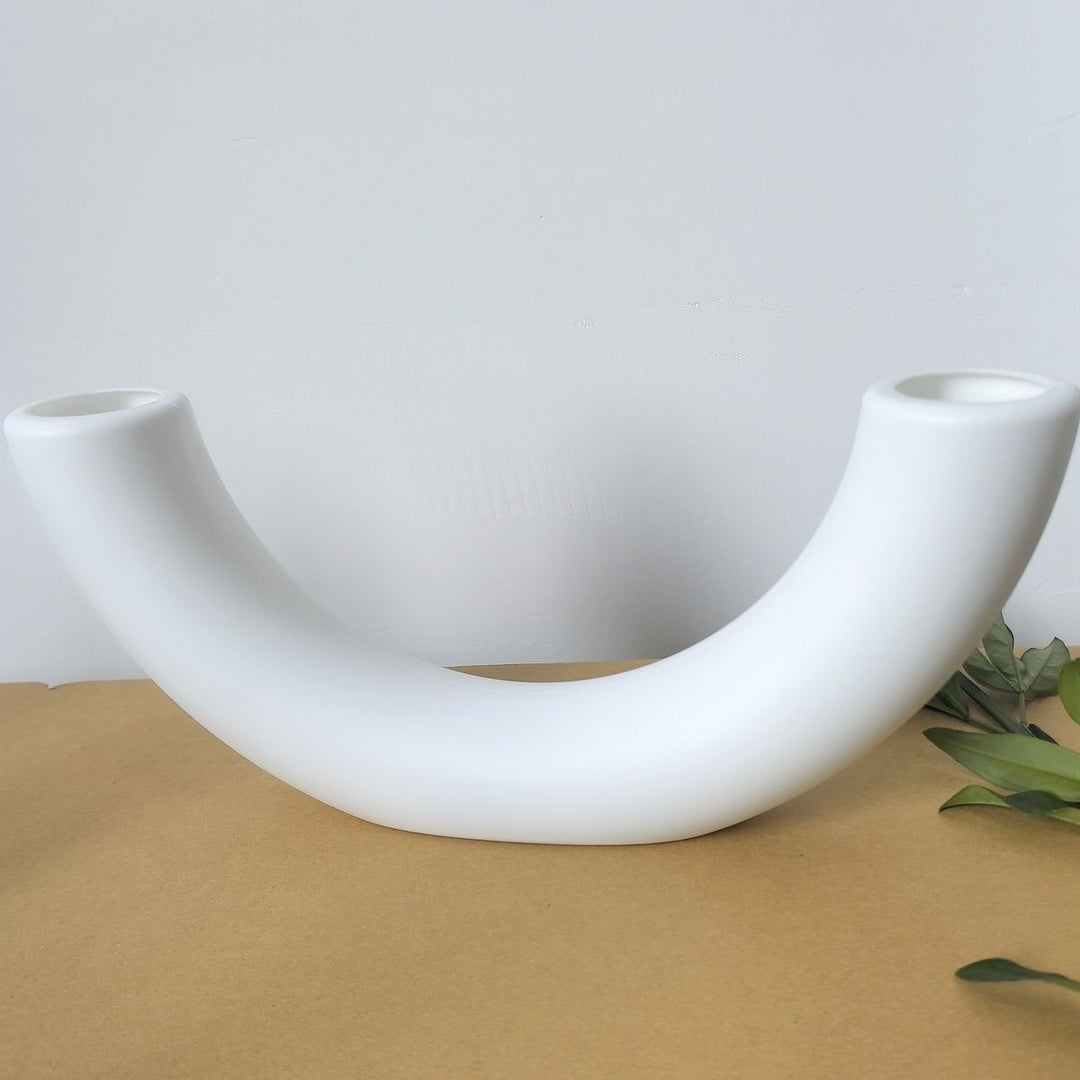 Contemporary Curved Flower Vase Kalsten