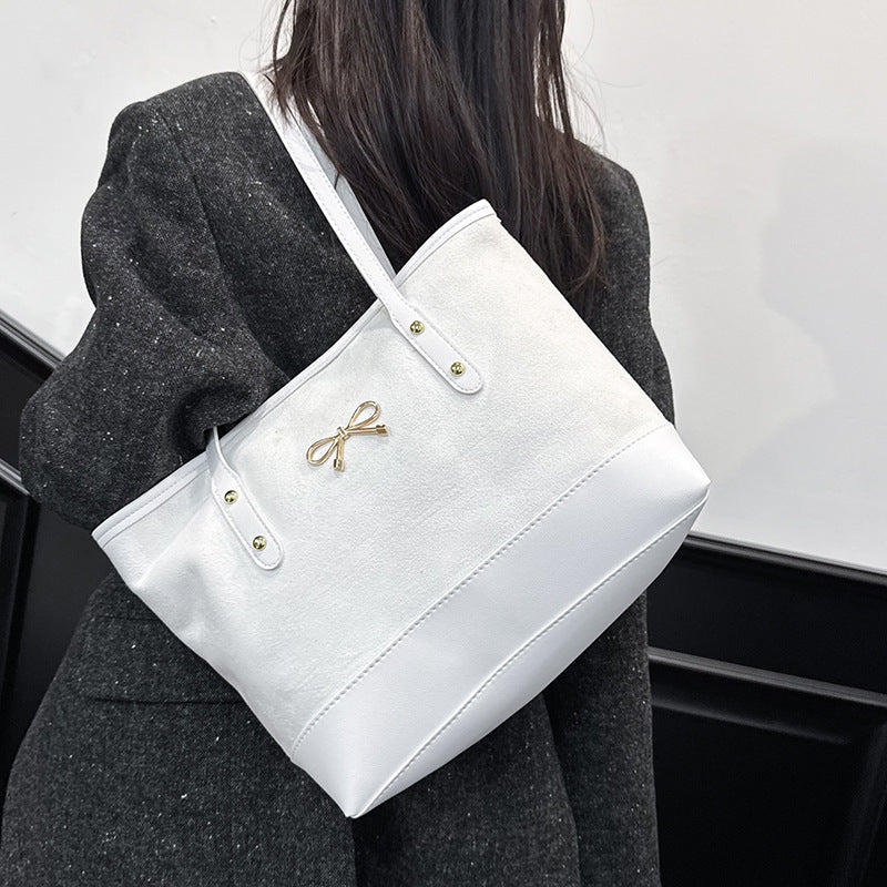 WoStylish Faux Suede Tote Bag Kalsten