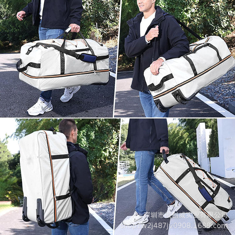 Rolling Travel Duffle Bag with Adaptive Wheels Kalsten