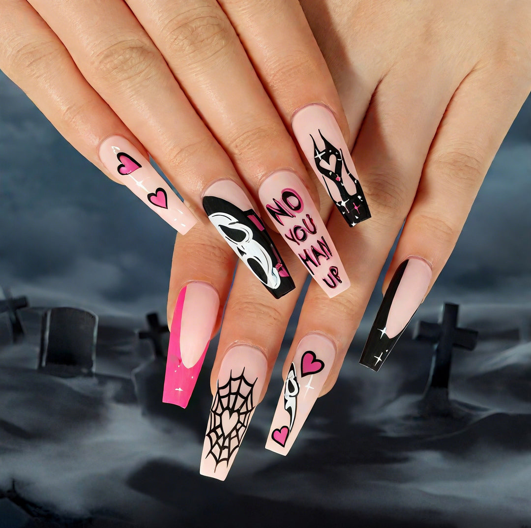 Artistic Halloween-Themed Nail Art Kalsten