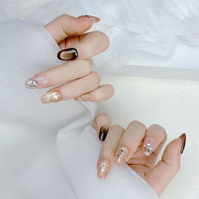 Elegant French Tip Press On Nails Kalsten
