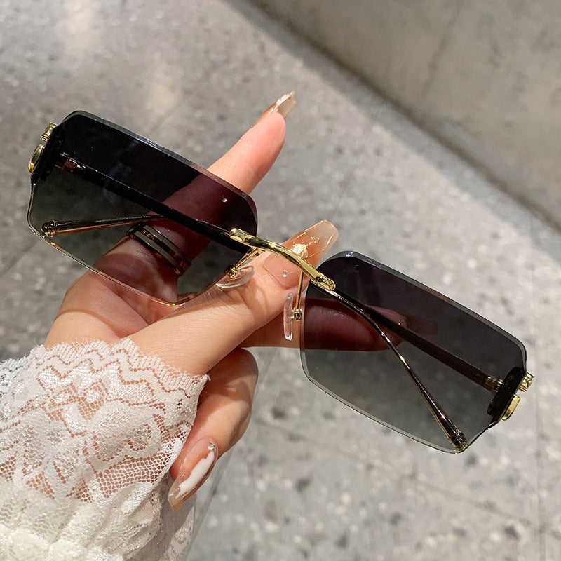 Ladies elegant square sunglasses with stylish tortoiseshell pattern and UV protection Kalsten