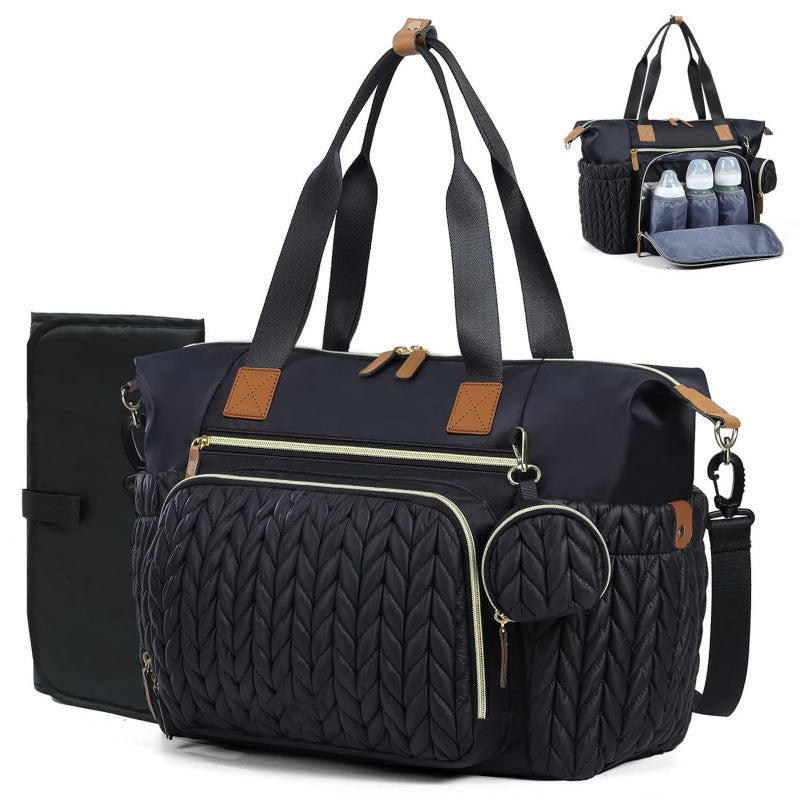 Elegant diaper bag with insulated compartments Kalsten