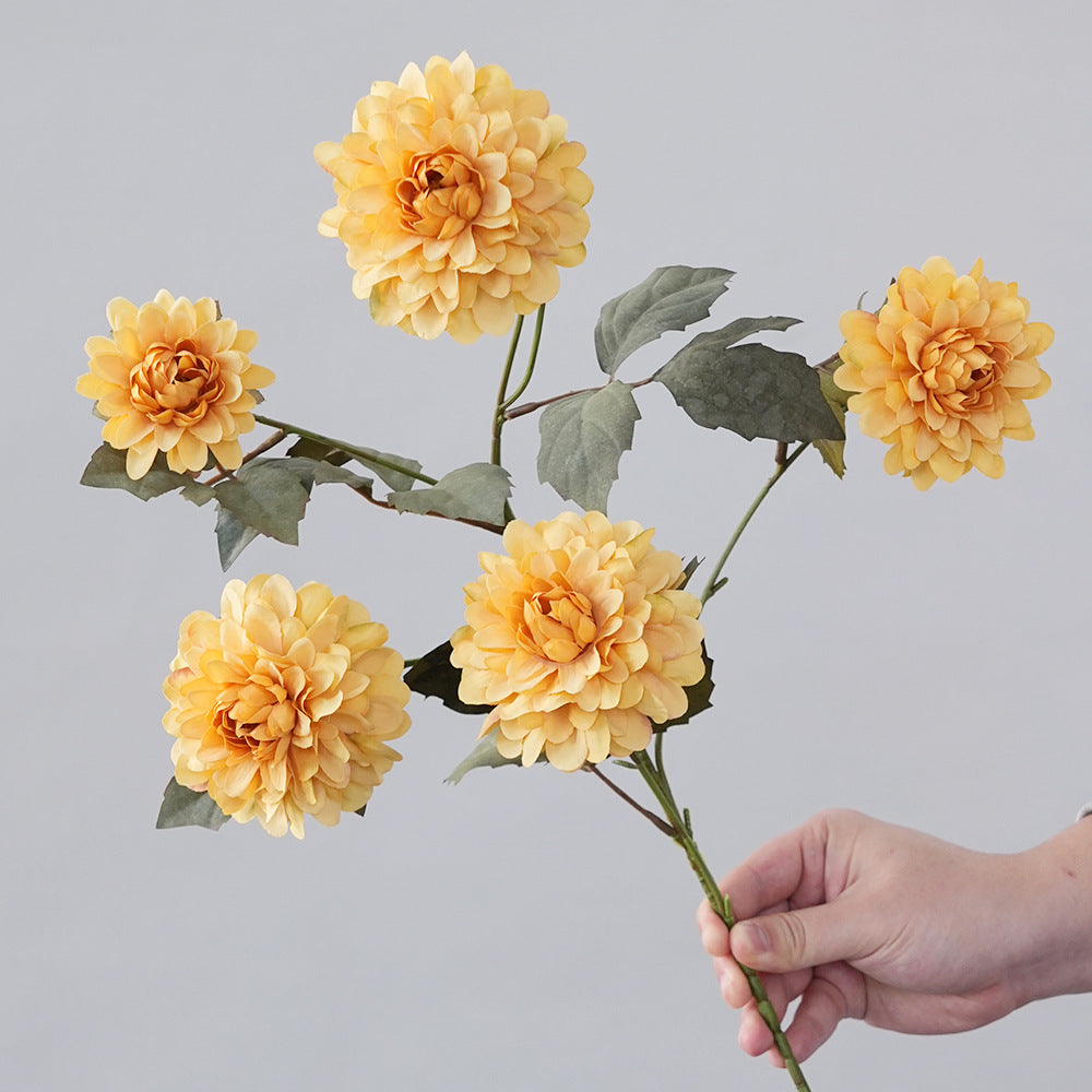 Elegant Artificial Dahlia Bouquet