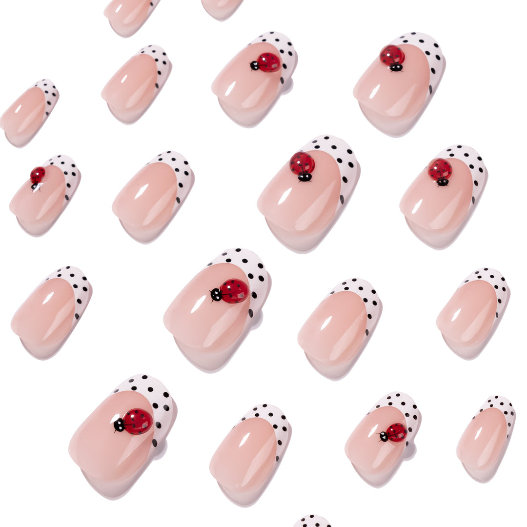 Creative Nail Art with Ladybug Design Kalsten