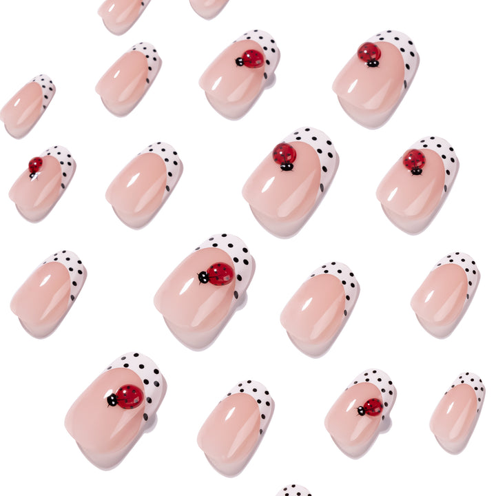 Creative Nail Art with Ladybug Design Kalsten