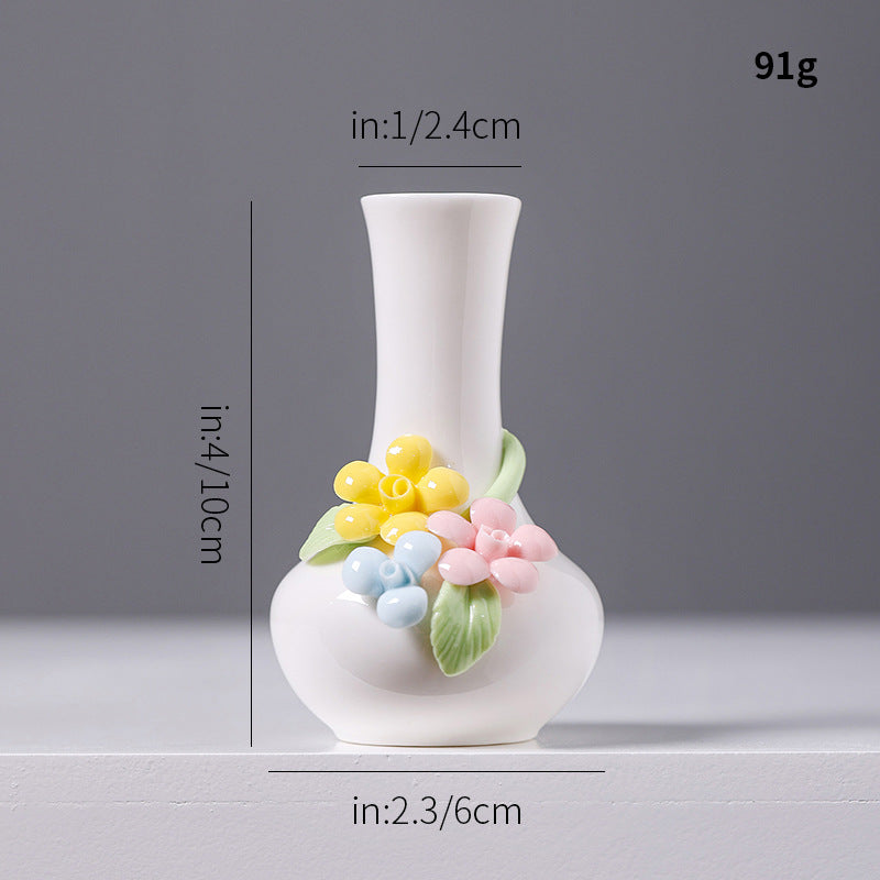 Floral Ceramic Vase