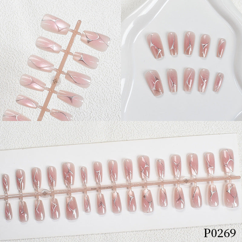 Premium Artistic Press-On Nail Set Kalsten