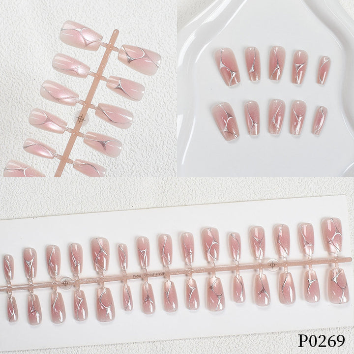 Premium Artistic Press-On Nail Set Kalsten