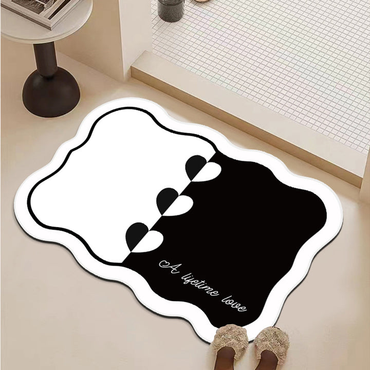 Heart-Shaped Decorative Mat