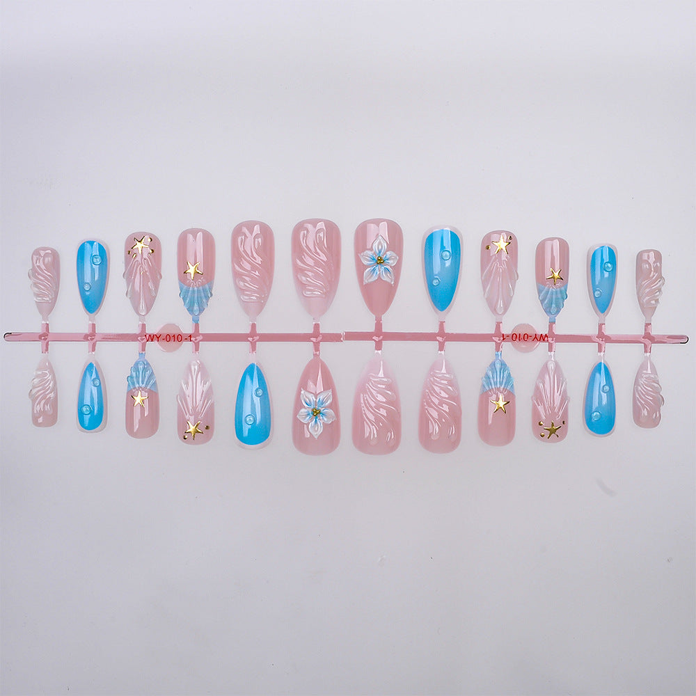 Decorative Press-On Nail Art Set Kalsten 1787294254