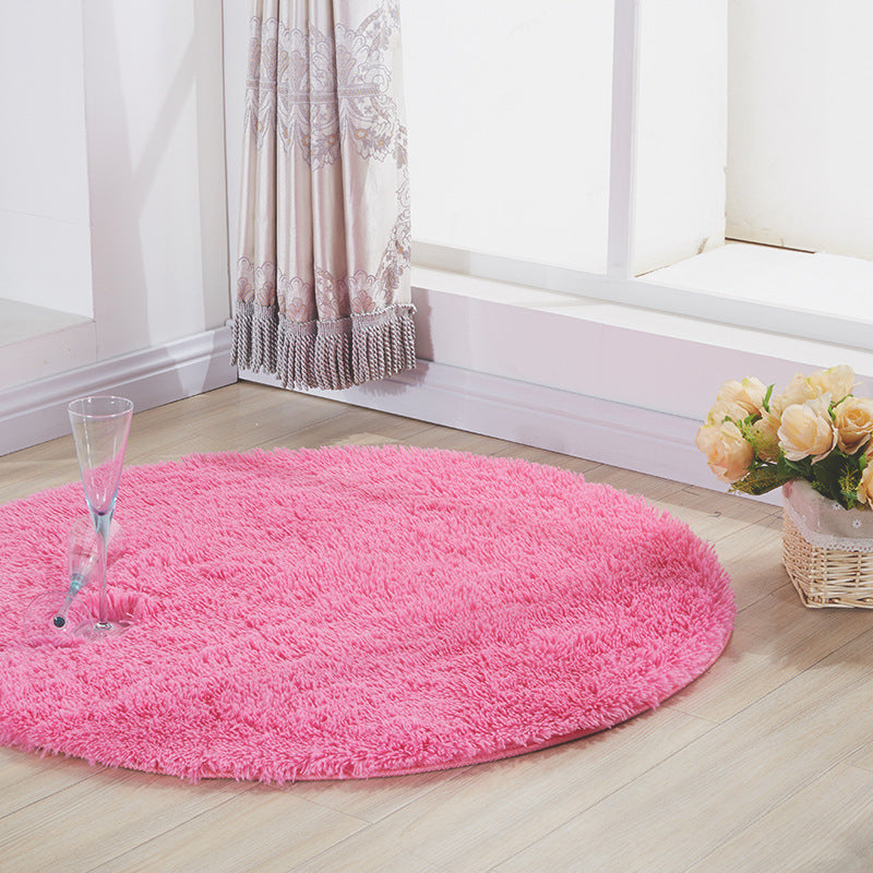 Plush Round Area Rug Kalsten 1790150822