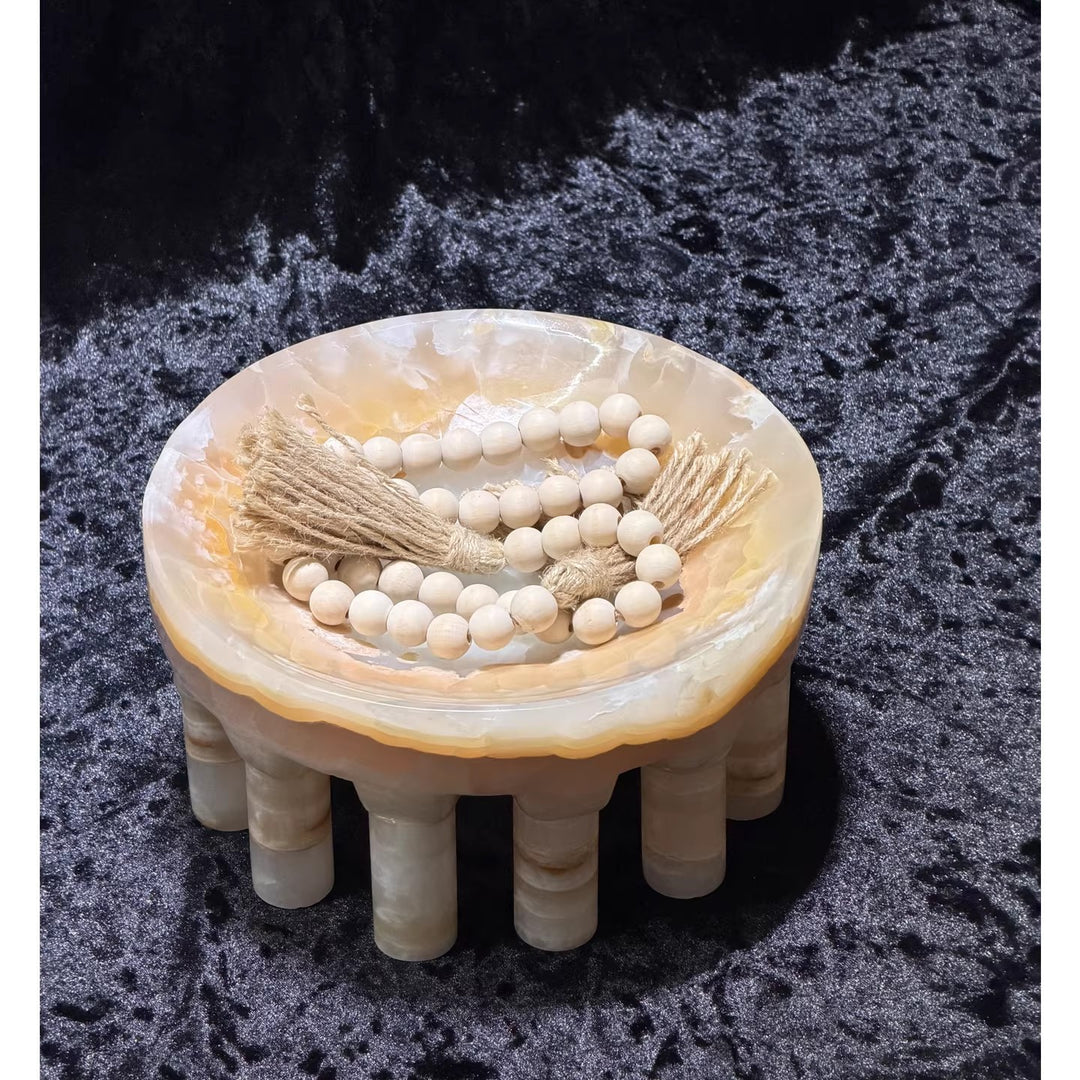 Decorative Onyx Serving Bowl