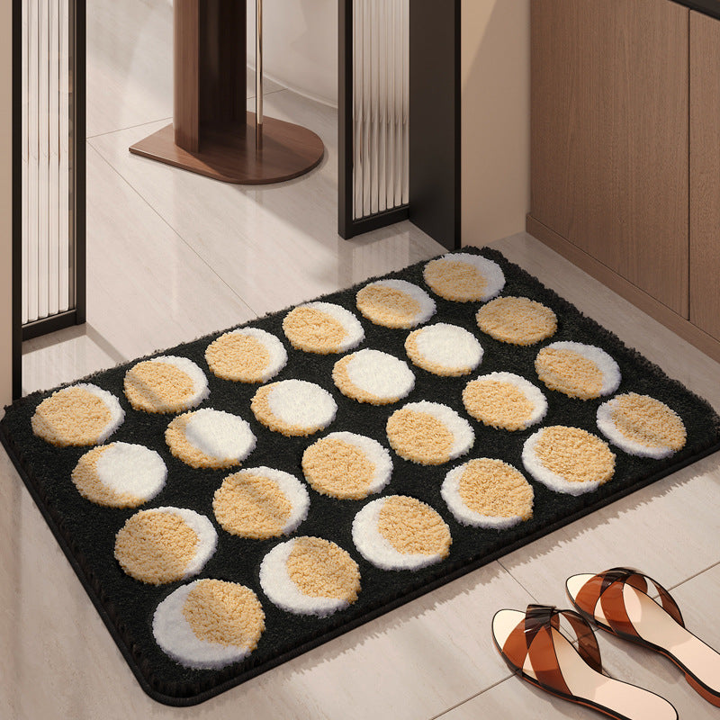 Fun and Playful Egg Pattern Bath Mat Kalsten