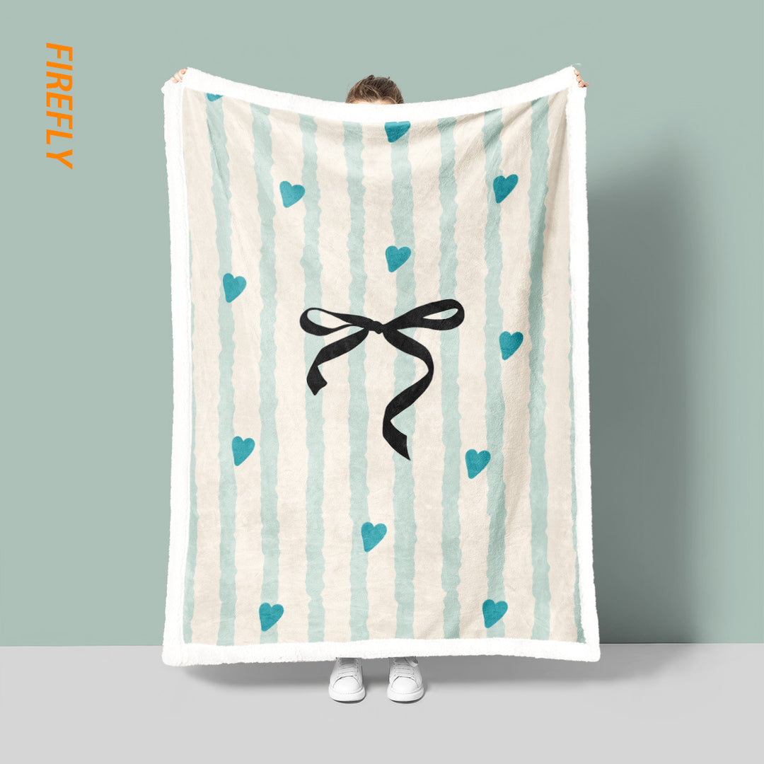 Cozy Star Patterned Fleece Blanket