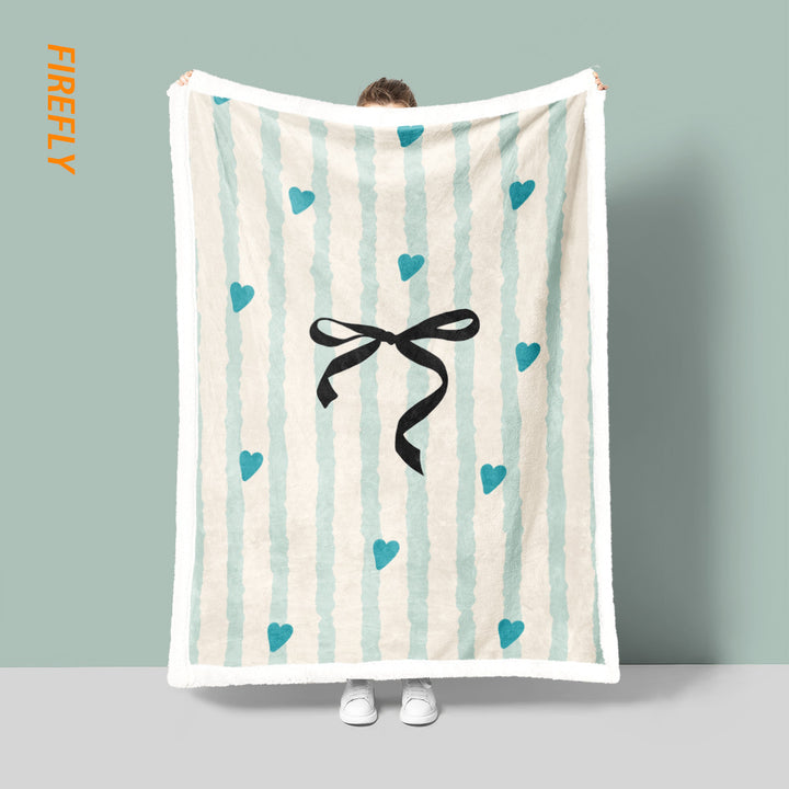 Cozy Star Patterned Fleece Blanket
