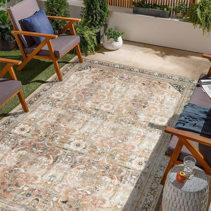 Geometric Patterned Outdoor Rug