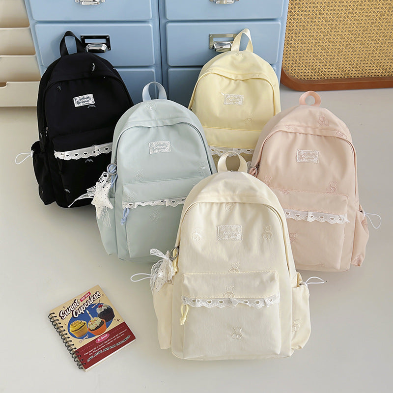 Charming Embroidered Backpack Kalsten