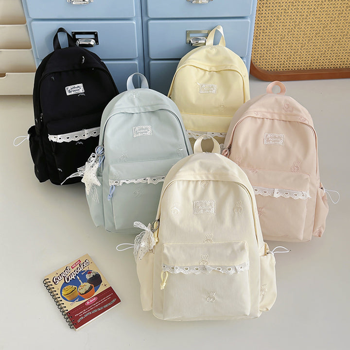 Charming Embroidered Backpack Kalsten