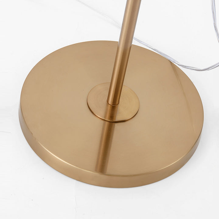 Minimalist Adjustable Floor Lamp with Gold Finish