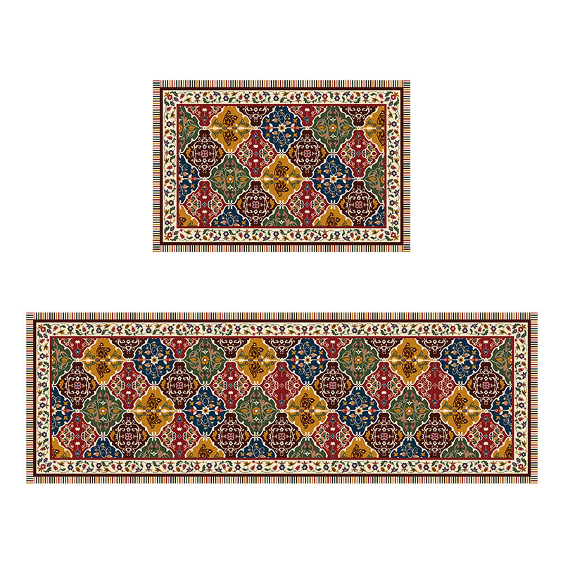 Floral Patterned Kitchen Runner Mat Kalsten