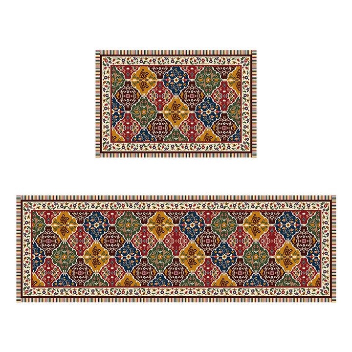 Floral Patterned Kitchen Runner Mat Kalsten