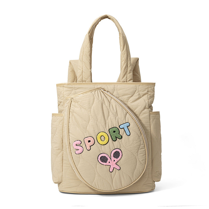 Sporty Multi-Pocket Tote Kalsten