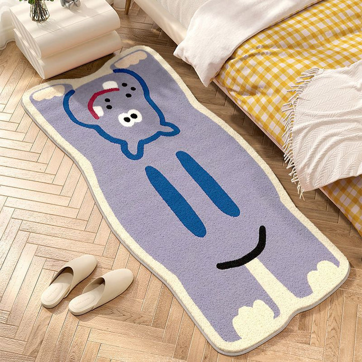 Cartoon Lion Shaped Area Rug