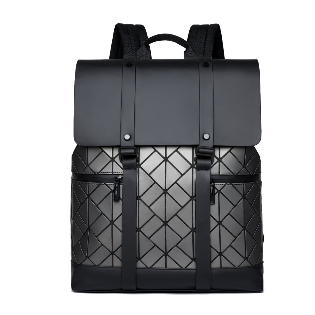 Geometric Pattern Rolltop Backpack Kalsten