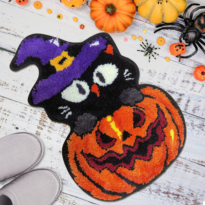 Halloween-Themed Ghost Bath Mat Kalsten
