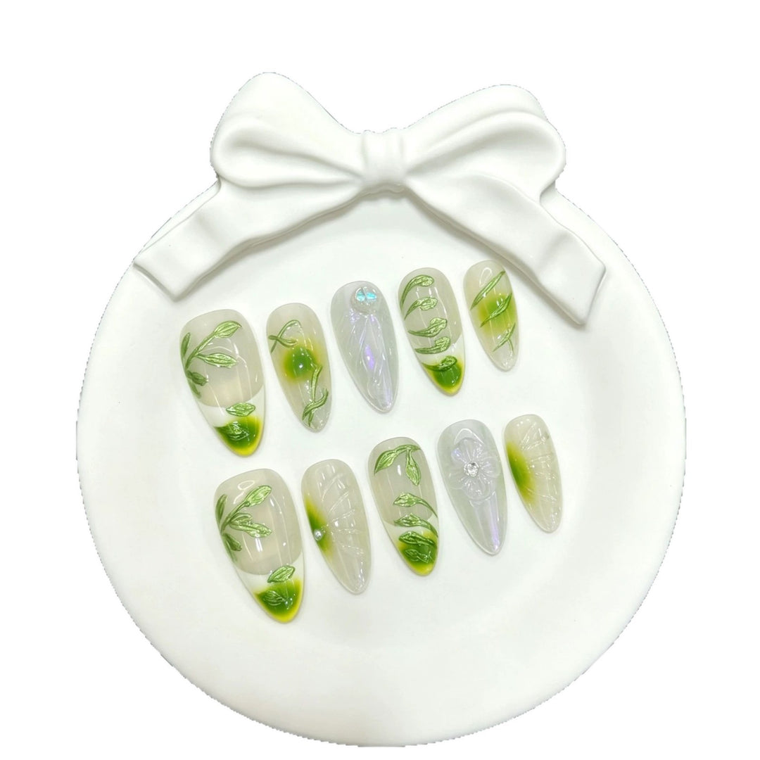 Botanical Art Press-On Nails Set