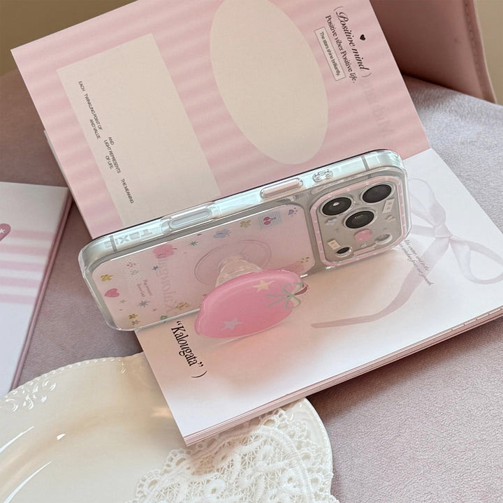 Apple motif cosmetic mirror Kalsten