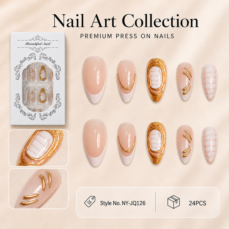 Premium Nails with Art Design Kalsten