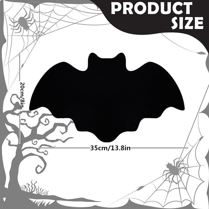 Detailed vinyl bat wall sticker for Halloween decoration