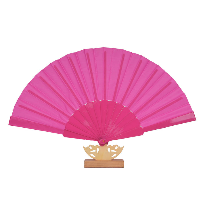 Women's artistic hand fan with filigree wooden handle Kalsten