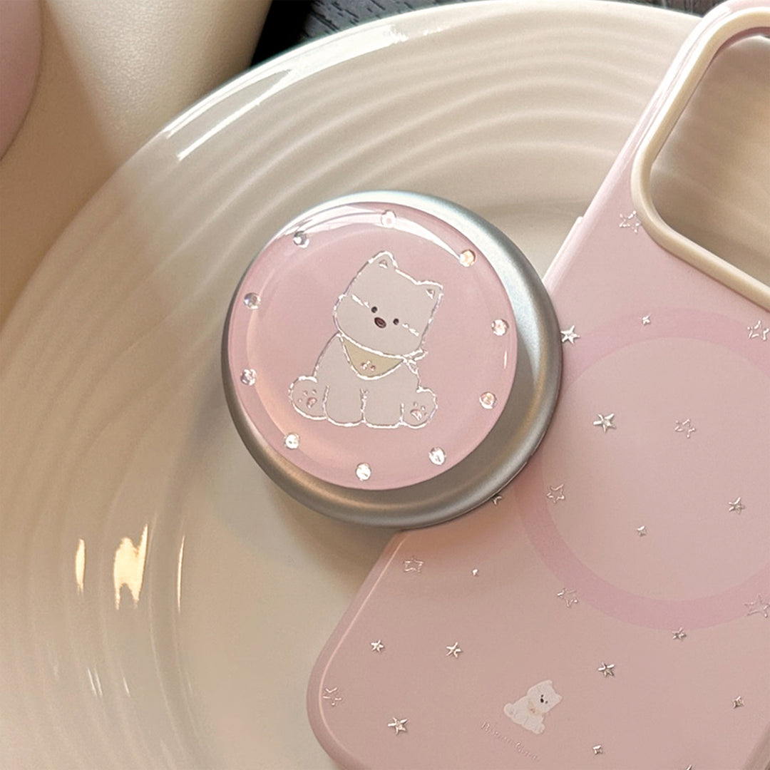 Smartphone Finger holder with cute dog motif Kalsten
