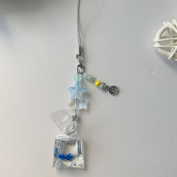 Decorative Goldfish Charm Phone Lanyard Kalsten
