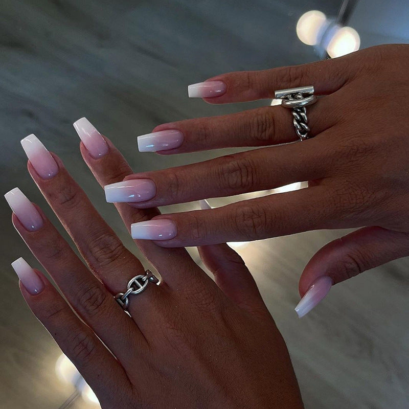 Elegant Square Tip Press-On Nail Extensions Kalsten