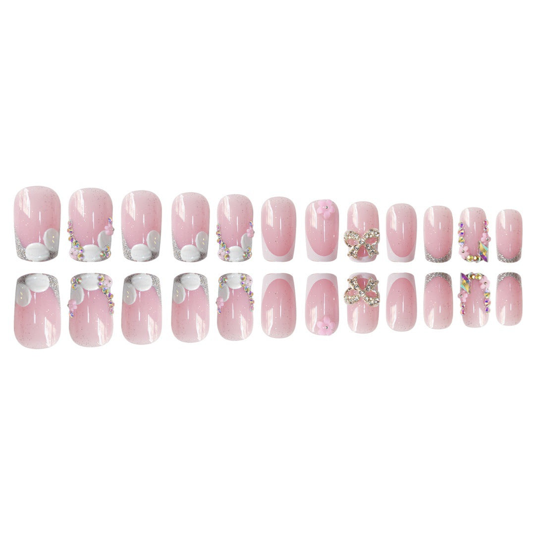 Floral Accent Nail Art Extensions Kalsten