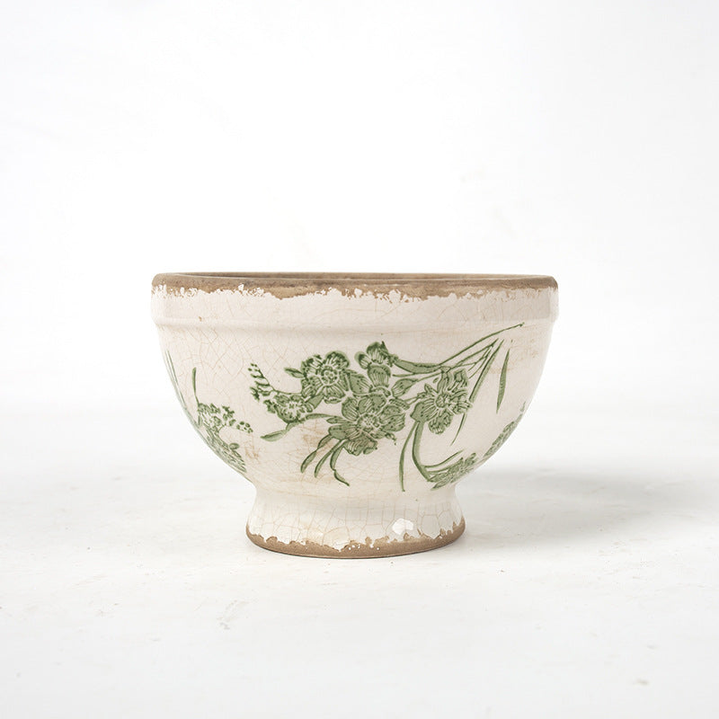 Floral Ceramic Planter Kalsten
