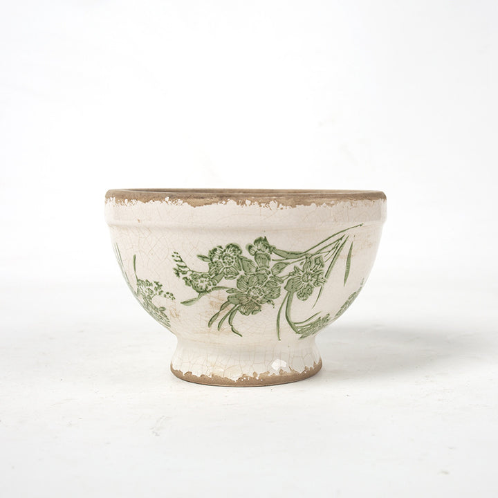 Floral Ceramic Planter Kalsten