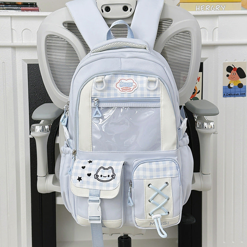 Playful Graphic School Backpack Kalsten