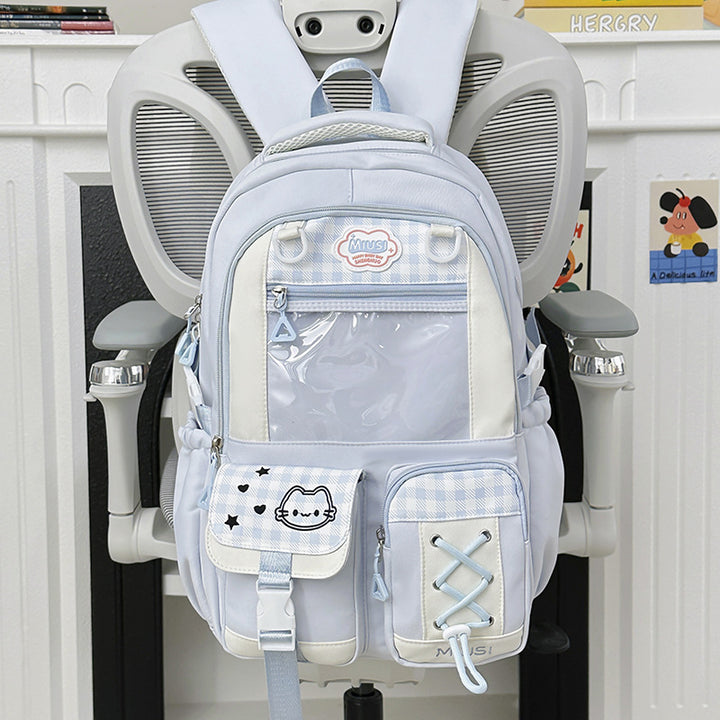 Playful Graphic School Backpack Kalsten