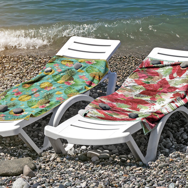 Beach towel made of skin-friendly microfiber with a creative pattern mix Kalsten