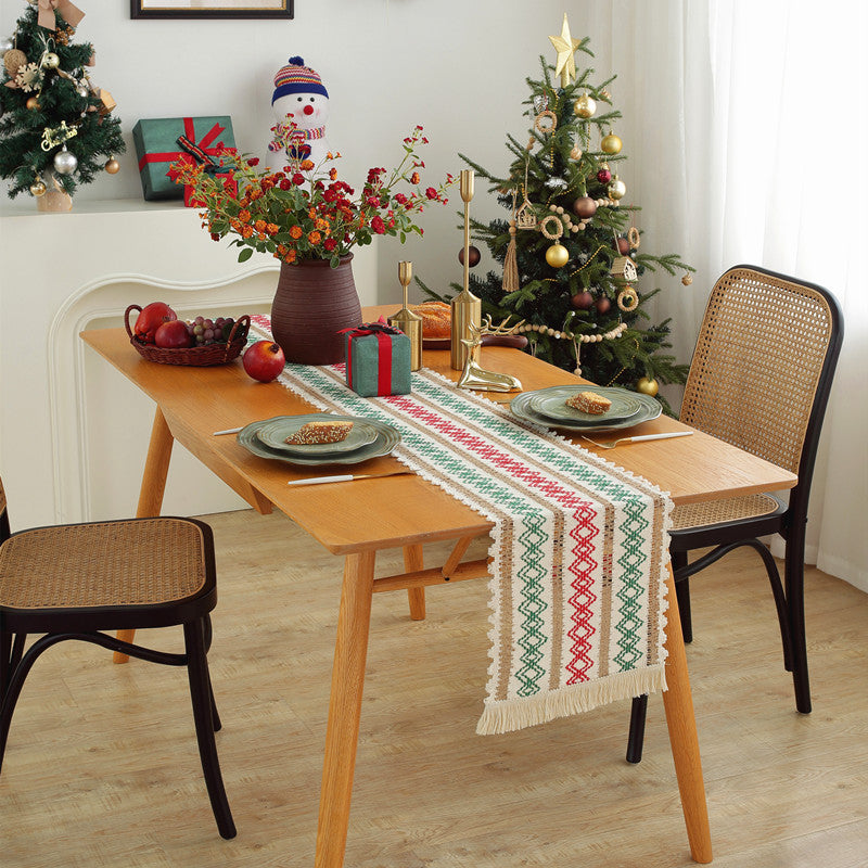 Festively Patterned Table Runner