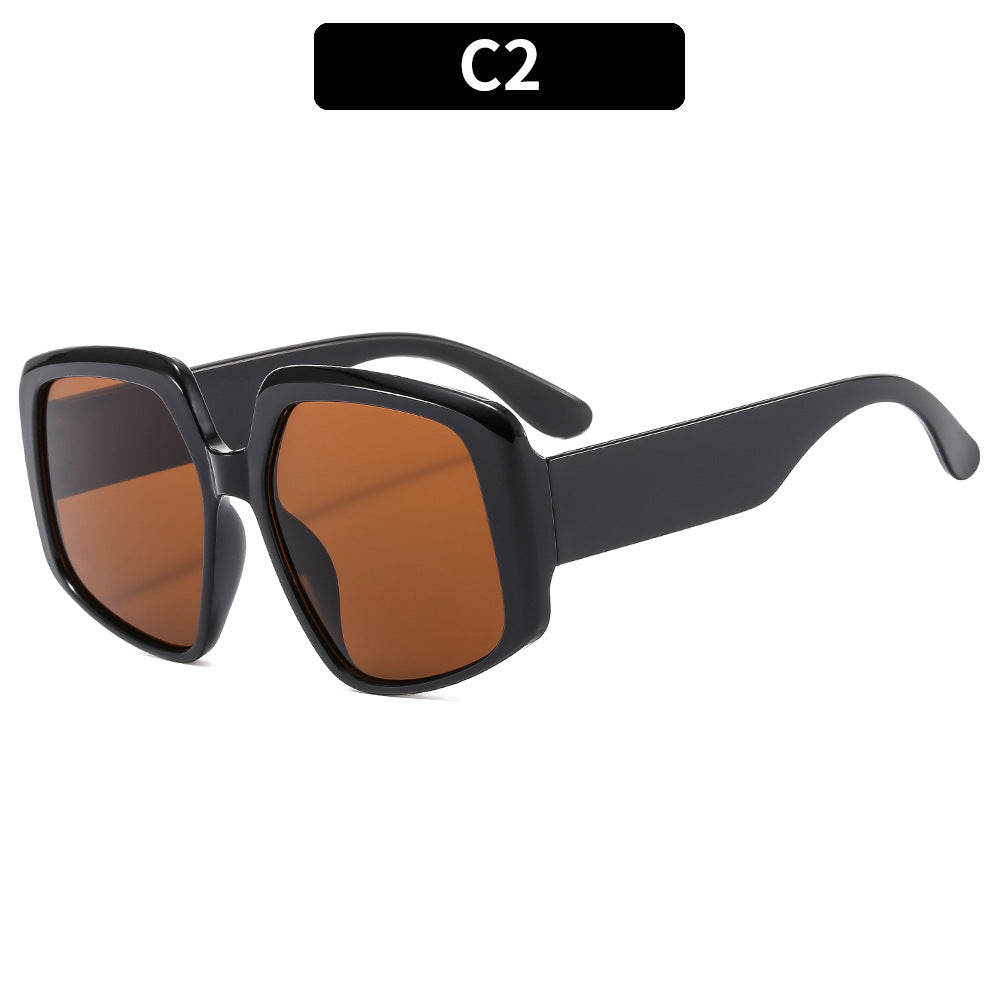 Oversized Square Sunglasses Contemporary Style