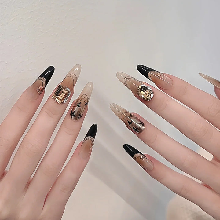 Elegant Sculpted Press-On Nails Kalsten